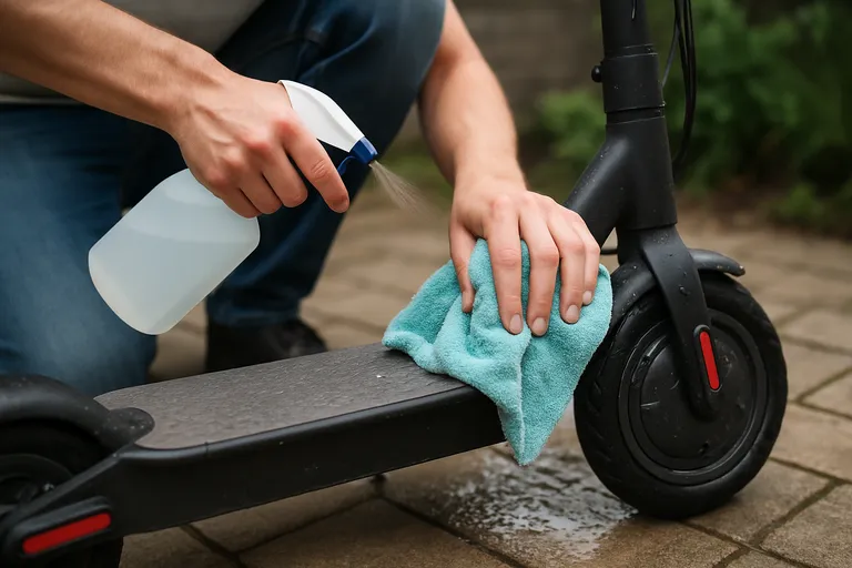 Hoe onderhoud je een elektrische step?
